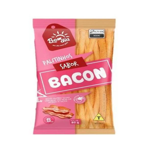 Biscoito Palito Bom dia Sabor Bacon 150g