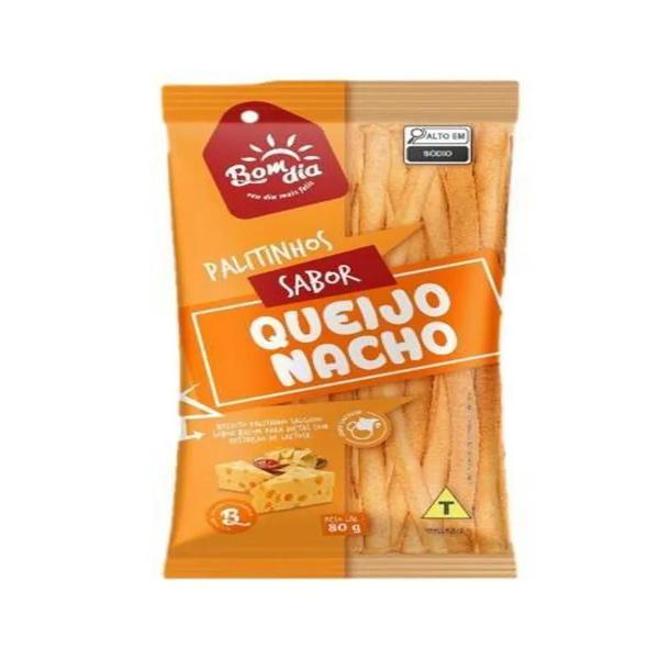 Biscoito Palito Bom dia Sabor Queijo Nacho 150g