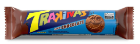 Biscoito Recheado Trakinas Chocolate 86 g