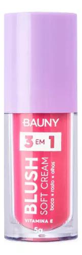 Blush Líquido Soft Cream Princess 3 Em 1 Bauny