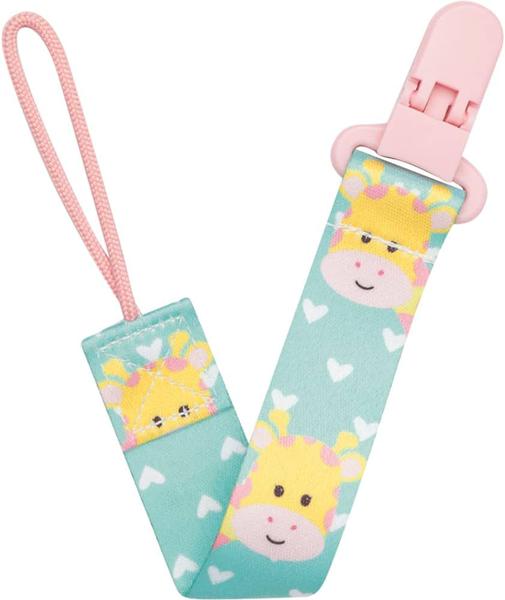 Buba Prendedor De Chupeta Animal Fun Girafa Colorido