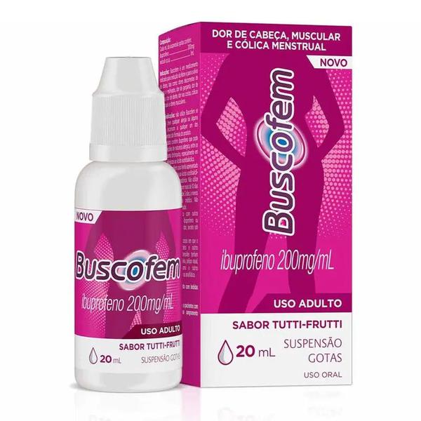 Buscofem 20ml Gts 200mg/ml Tutti Frutti
