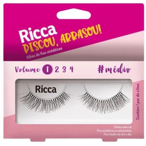 Cílios Postiços Ricca Médio 306 - Volume 2