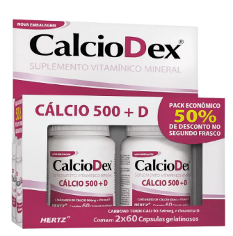 CALCIODEX KIT 2X60 (CALCIO+VIT D3) HERTZ