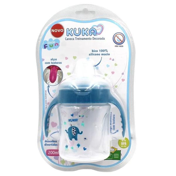 Caneca Kuka Trein Dec Fun Men Azul 200ml