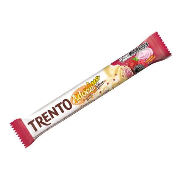 Chocolate Trento Massimo Iogurte Grego e Frutas Vermelhas 25g