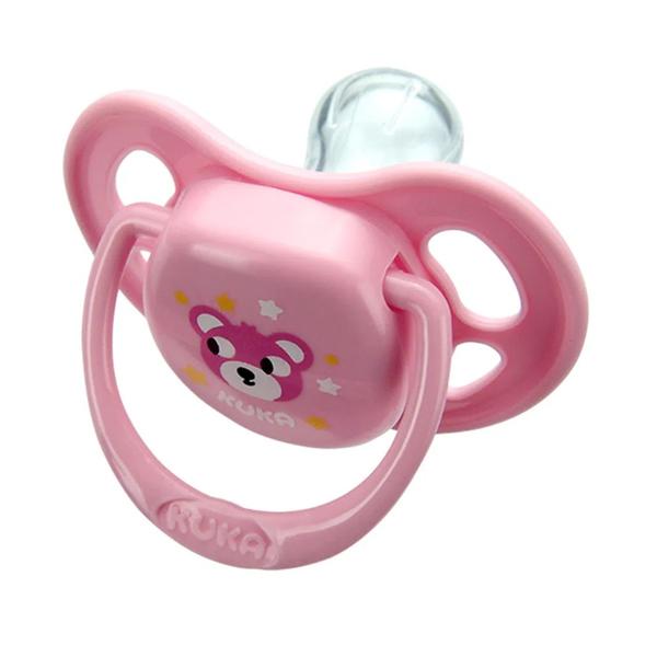 Chupeta Kuka Smart Bico Redondo Rosa Tamanho 2 R2327