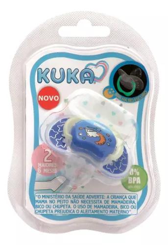 Chupeta Lumina Kuka Bc Orto 2 Azul - 2086