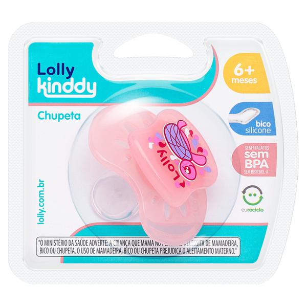 Chupeta Silicone Lolly Ortodôntica Oceano Nº2 Rosa  Ref .5615/12