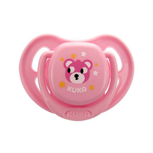 Chupeta Smart Bico Redondo Tamanho 01 Rosa Kuka
