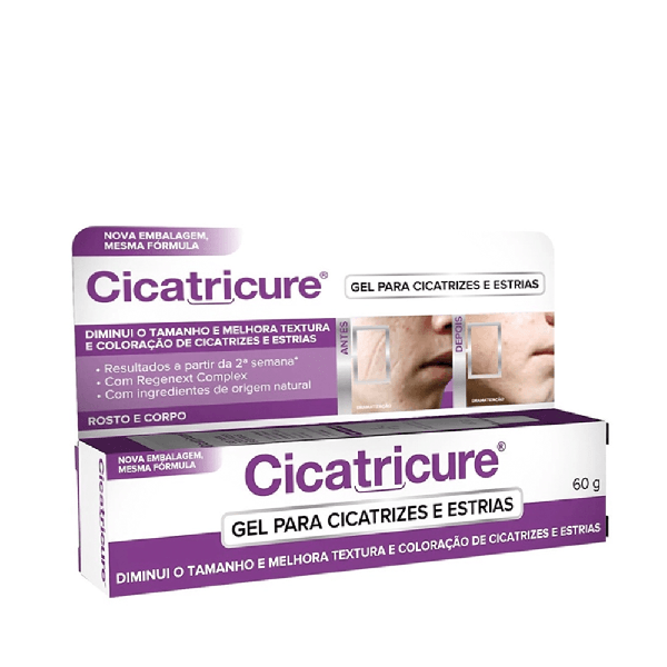 Cicatricure Gel Para Cicatrizes e Estrias 60g