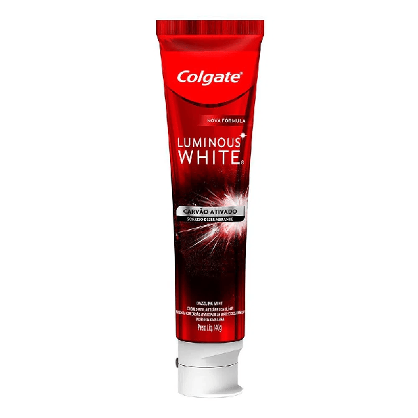 COLGATE CR DENT LUMINOUS WHITE CARVAO ATIVADO 140G