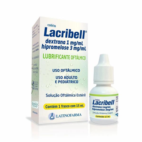 Colirio Lacribell 1+3mg Solução Oftálmica 15ml