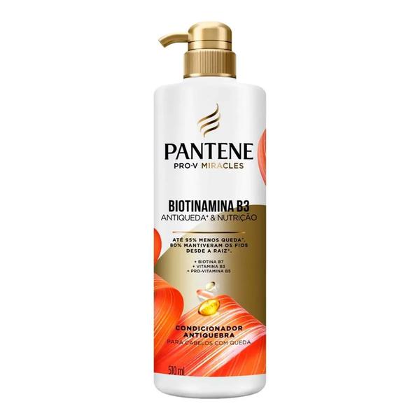 Condicionador Antiquebra Pantene Pro-V Miracles Biotinamina B3 Antiqueda & Nutrição 510ml