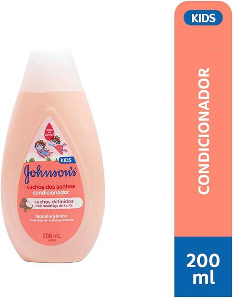 Condicionador Cabelos Cacheados Johnson's Baby 200ml