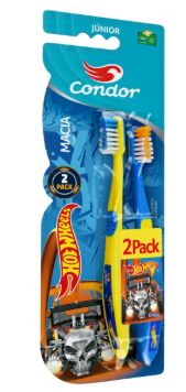 CONDOR ESC DENTAL INF JR HOTWHEELS +4 ANOS 2UN