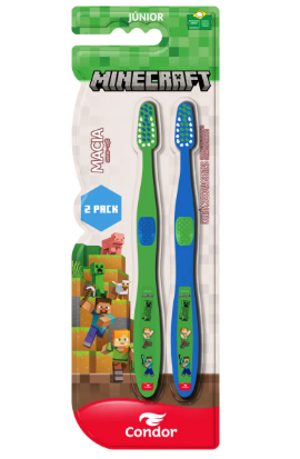 CONDOR ESC DENTAL INF PACK JR MINECRAFT MACIA 2UN