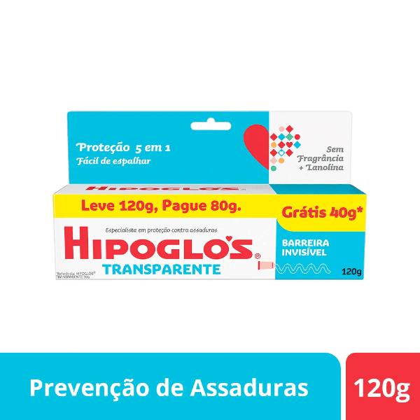 Creme Contra Assadura Hipoglos Transparente 120g