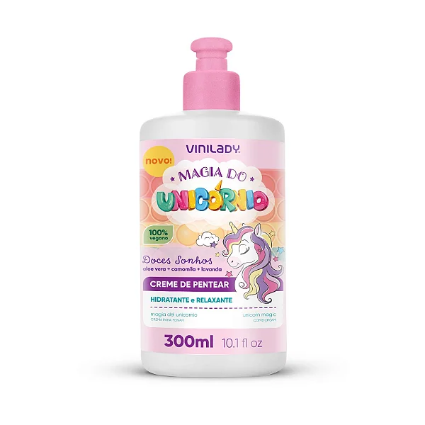 Creme de Pentear ViniLady Magia do Unicornio 290g