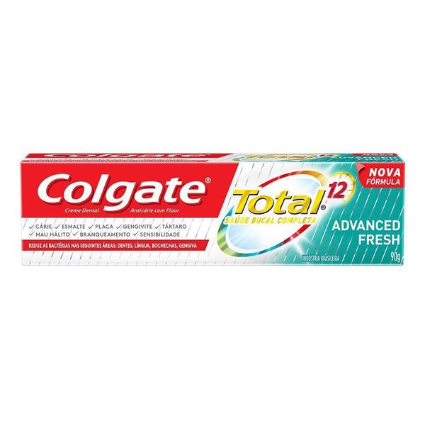 Creme Dental Colgate Total 12h Advanced Fresh 90g