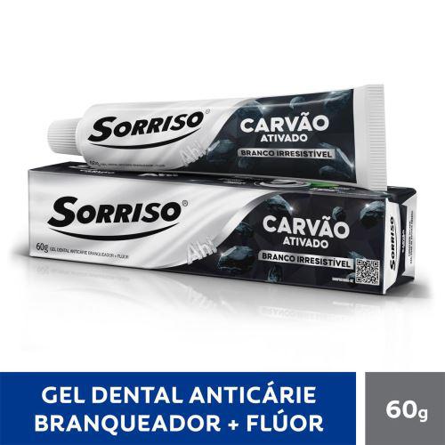 Creme Dental Sorriso Carvão 60g