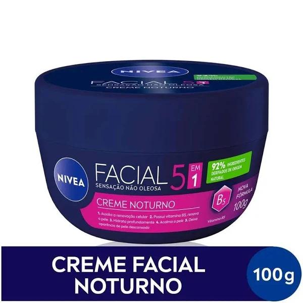 Creme Facial Nivea Noturno 5 em 1100g