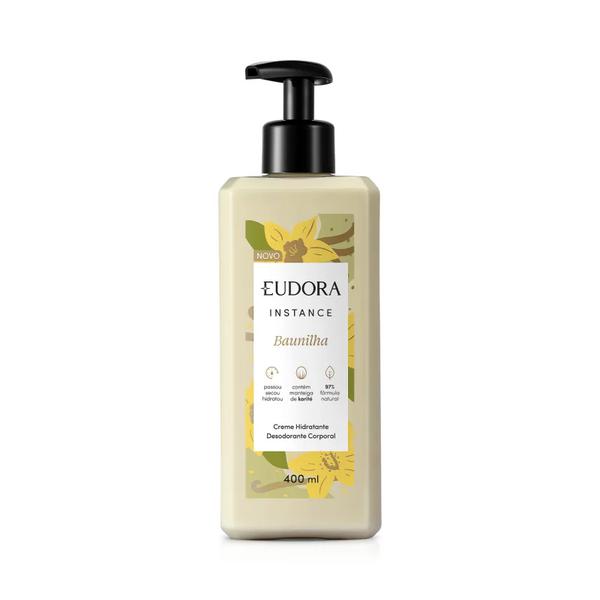 Creme Hidratante Desodorante Corporal Instance Eudora Baunilha 400ml