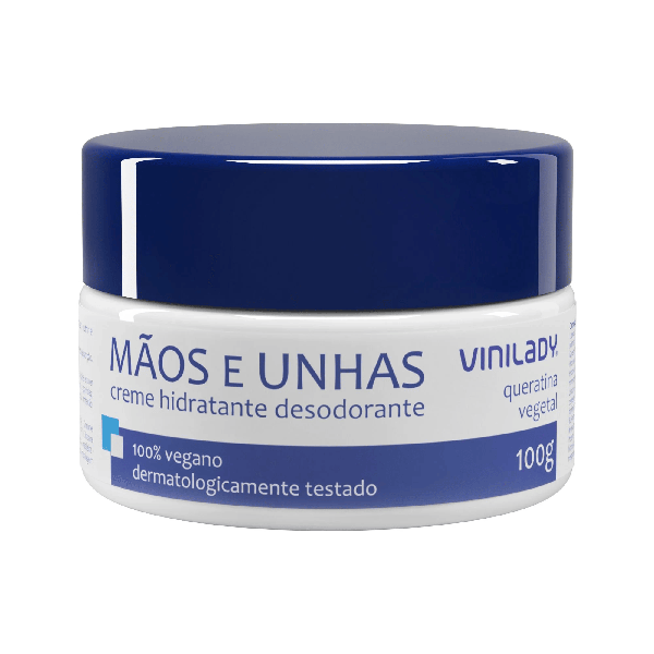 Creme Hidratante Vinilady Mãos e Unhas 100g-