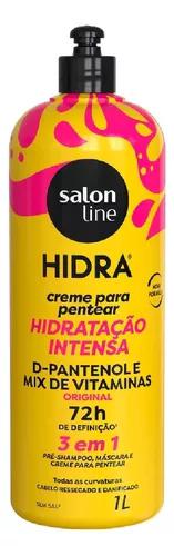 Creme Para Pentear Hidra Original 1 Litro Salon Line