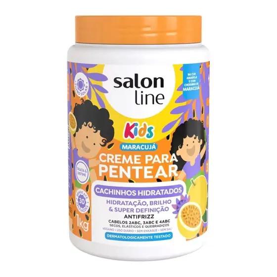 Creme Para Pentear Kids Cachinhos Hidratados Maracujá 1kg