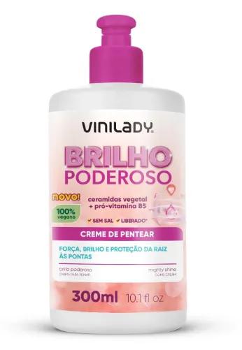 Creme para Pentear Vinilady Brilho Poderoso 300ml