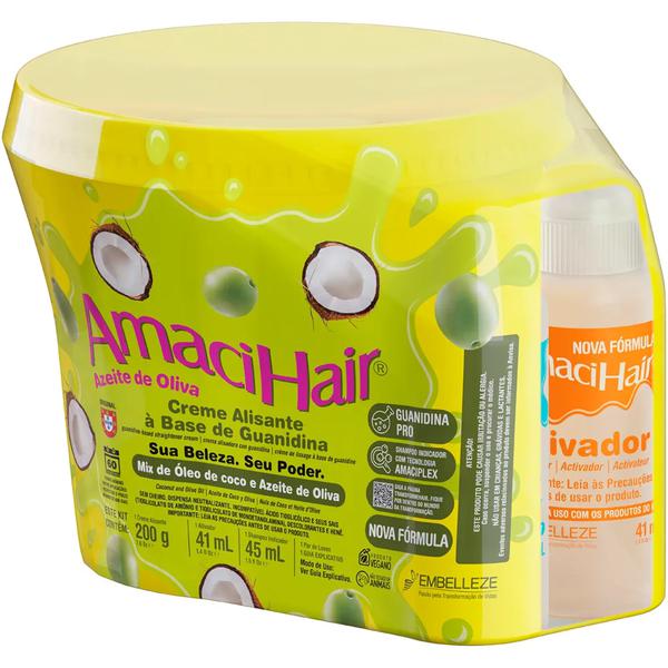 Creme Relaxante AmaciHair Azeite de Oliva 220g