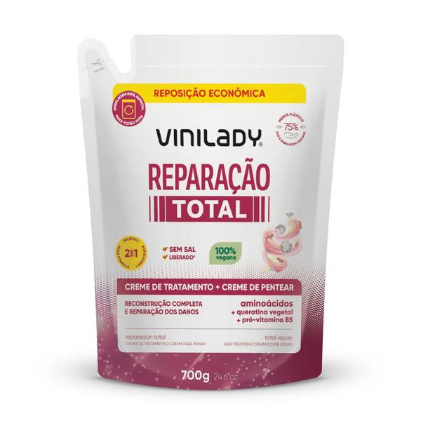 Creme Tratamento Sachê Vini Lady Reparaçao Total 700g