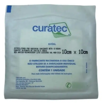 CURATIVO C/ALGINATO DE CALCIO 10X10CM 1UN