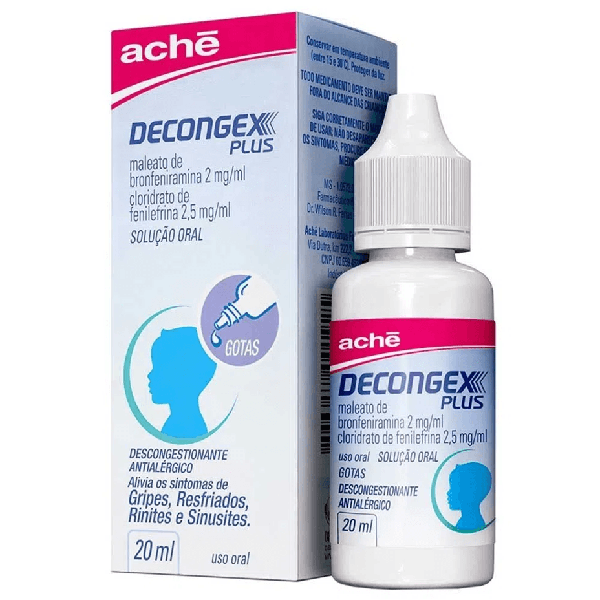 Decongex Plus Pediátrico Gotas 20ml