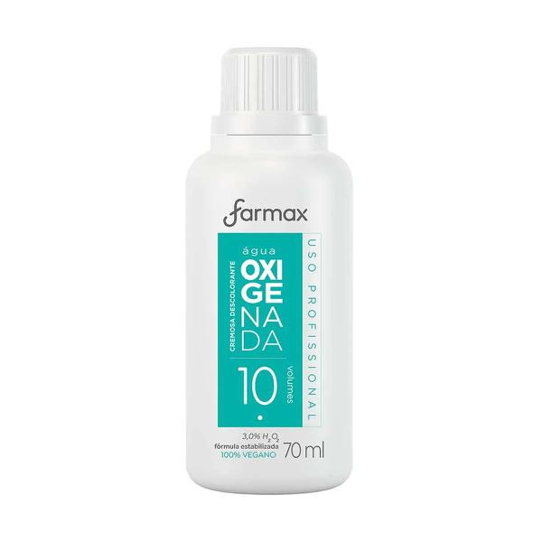 Descolorante Água Oxigenada Cremosa Farmax 10 Volume 70ml