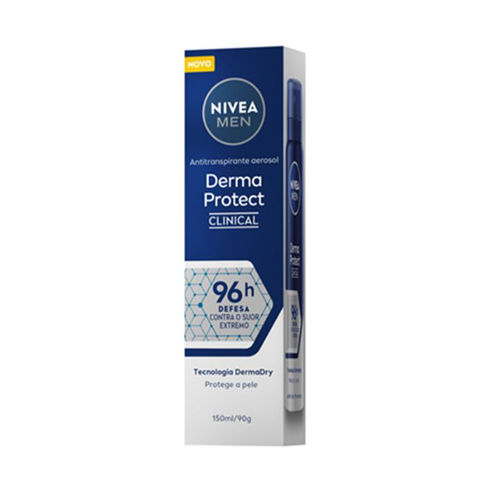 Desodorante Antitranspirante Aerossol Nivea Men Derma Protect Clinical 150ml