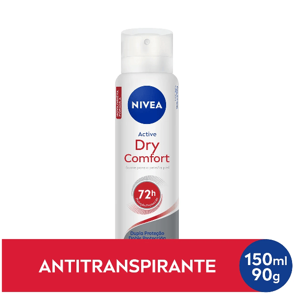 Desodorante Antitraspirante Aerosol Dry Confort 150ml - Nivea