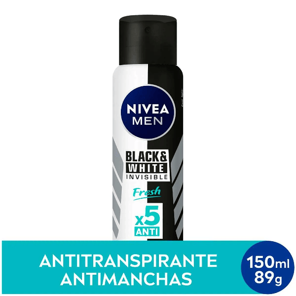 Desodorante Antitraspirante Aerosol Men Invisible Fresh 150ml - Nivea