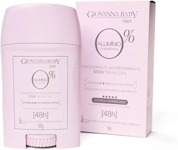 Desodorante Giovanna Baby Stick 0% Alumínio Classic 50g