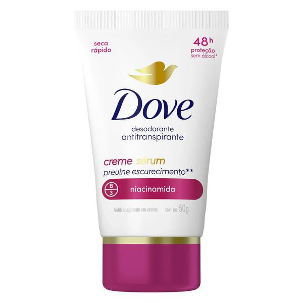 Desodorante Antitranspirante Dove Creme Serum Previne Escurecimento 50g