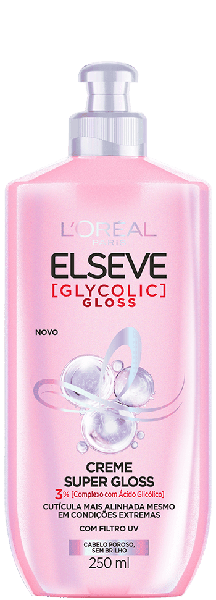 Creme de Pentear Super Gloss Glycolic 250ml