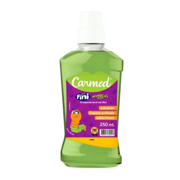 Enxaguante Bucal Carmed Fini 250ml Minhocas