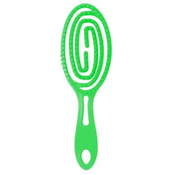 Escova Cabelo Flex Oval Desembaraça Todo Tipo Cabelo Cores Uzy