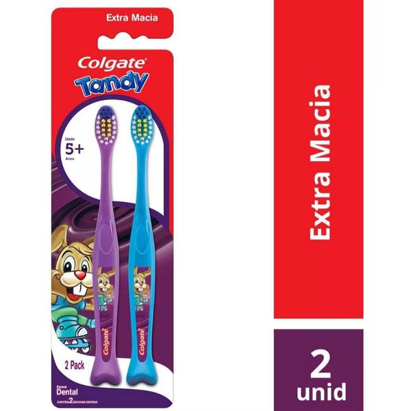 Escova Dental Infantil Colgate Tandy Extra Macia +5 anos