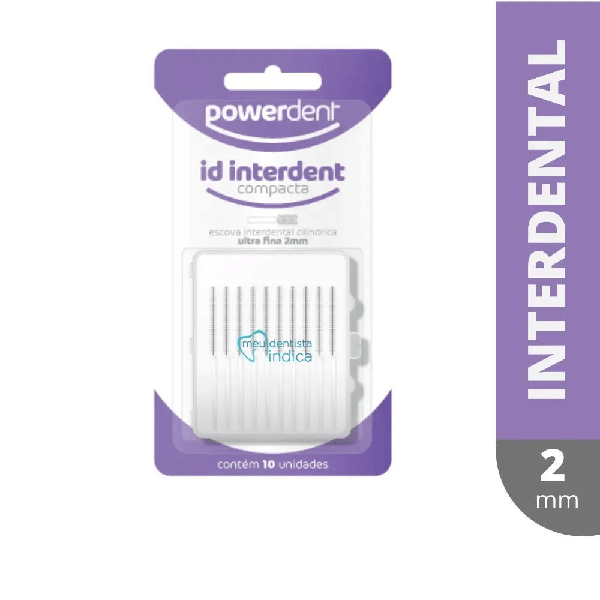 Escova Dental Powerdent Interdental Ultra Fina 2mm