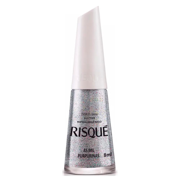 Esmalte Risque Glitter As Mil Purpurinas 8ml