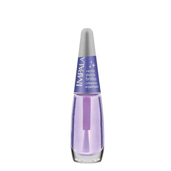 Esmalte Verniz Extra Brilho Cobertura Espelhada Impala 7,5ml