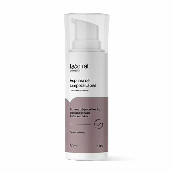 Espuma de Limpeza Labial Labotrat Dermo Skin 2 em 1 Limpa e Higieniza sem Ressecar 50ml
