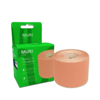 FITA KINESIO 5CMX5M BEGE 1 ROLO MULTILASER